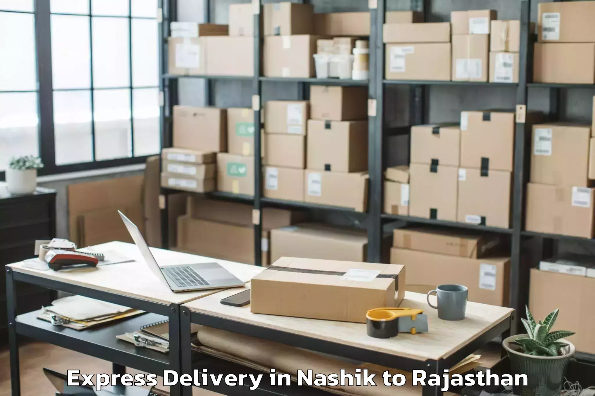 Discover Nashik to Kaman Express Delivery